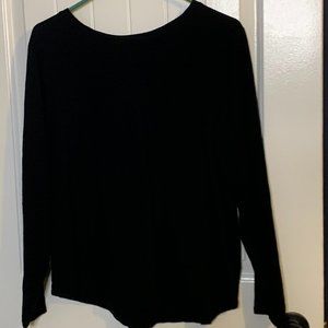 Black Long Sleeve Old Navy Everwear Tee Size XL